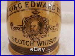 1902 ROYAL DOULTON Greenlees Brothers King Edward VII Scotch Whisky Pitcher Jug