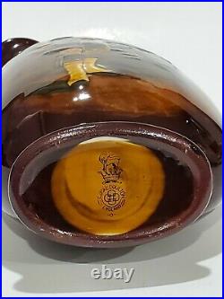 1910 ROYAL DOULTON KINGSWARE DEWARS WHISKEY THE PIPE MAJOR POTTERY JUG WithSTOPPER