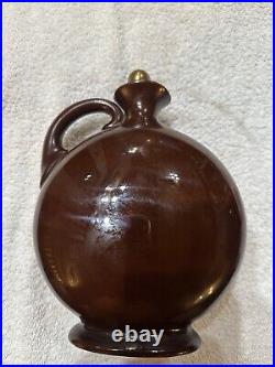 1910 Royal Doulton Kingsware Dewars Whiskey Jug / Pitcher Vase The Jovial Monk