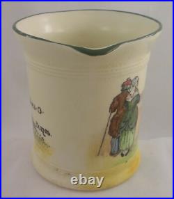 1920s Royal Doulton Bobbie Burns jug D4419