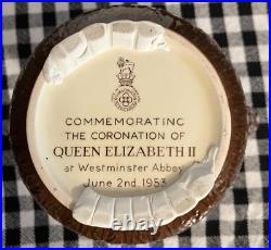1953 QUEEN ELIZABETH II Royal Doulton jug Commemorating the Coronation RARE