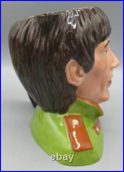 1984 Royal Doulton Beatles George Harrison Toby Mug Character Jug Figurine D6727