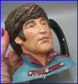 1984 Royal Doulton the Beatles John Lennon Toby Mug Character Jug Figurine D6725