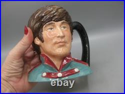 1984 Royal Doulton the Beatles John Lennon Toby Mug Character Jug Figurine D6725
