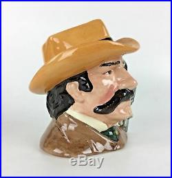 1984 Wyatt Earp Toby Mug Jug Royal Doulton Wild West England Cowboy Vtg Gift