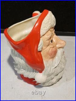 1987 Royal Doulton'santa Claus' Large Character Jug D6793 Red/green Candy Cane