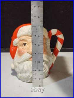 1987 Royal Doulton'santa Claus' Large Character Jug D6793 Red/green Candy Cane