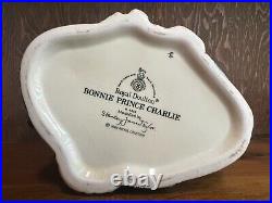 1989 Royal Doulton Bonnie Prince Charlie Large Character Toby Jug D6858