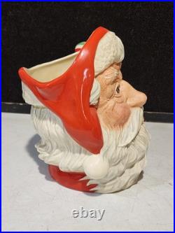 1989 Royal Doulton'santa Claus' Large Character Jug D6840 Red/green Candy Cane