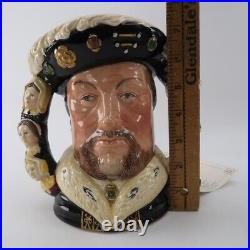 1990 Royal Doulton Double Handled Character Jug King Henry VIII D6888 #38 Rare