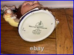 1992 Large Rare 2500 Royal Doulton Jug Mug D 6933 William Shakespeare 2 Handles