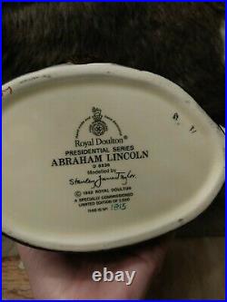 1992 Royal Doulton ABRAHAM LINCOLN (D6936- Large) Character Mug- Great Condition