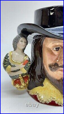 1992 Royal Doulton King Charles I Character Toby Jug 3 Handle #129 D6917 COA