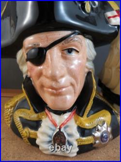 1992 Royal Doulton Vice Admiral Lord Nelson Character Jug of the Year Figurine