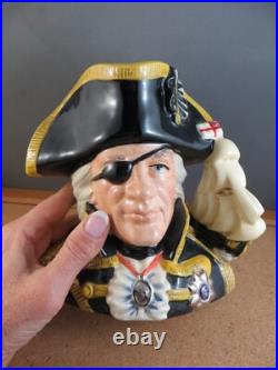 1992 Royal Doulton Vice Admiral Lord Nelson Character Jug of the Year Figurine