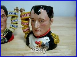 1995 Limited Edition Royal Doulton Toby Jugs of Napoleon and Wellington