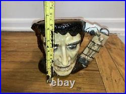 1996 Large Rare 2500 Royal Doulton Jug Mug Character Frankenstein Monster D7052