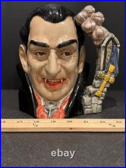 1997 Royal Doulton Count Dracula Character Jug Of The Year Signed D7053