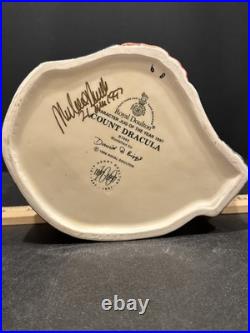 1997 Royal Doulton Count Dracula Character Jug Of The Year Signed D7053