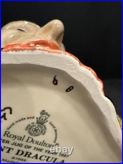 1997 Royal Doulton Count Dracula Character Jug Of The Year Signed D7053