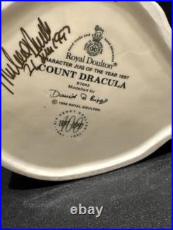 1997 Royal Doulton Count Dracula Character Jug Of The Year Signed D7053