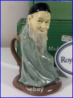 1998 Royal Doulton Spook & Bearded Spook Signed # Limited Edition Toby Jugs