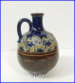 19th C. Doulton Lambeth England Art Pottery 7 Jug, Marked