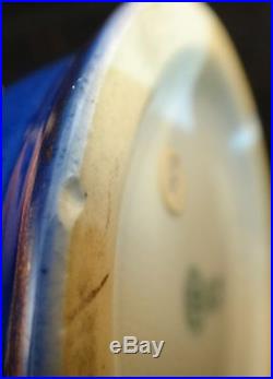 2 Royal Doulton Blue Children Cylindrical Jugs/Vases, c. 1880's to 1900. 9 ½ t