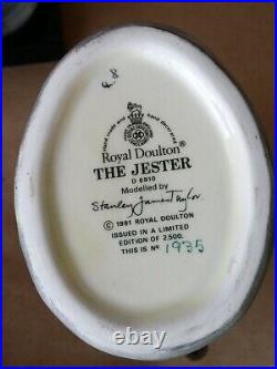 2 Royal Doulton The Jester Figurine HN2016 & Ltd Edition Jug D6910