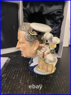 2008 Royal Doulton Prince Charles Large Character Jug D7283