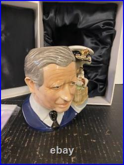 2008 Royal Doulton Prince Charles Large Character Jug D7283