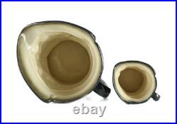 2pc Royal Doulton Parson Brown D5486 Large 6.5 and D5529 Small 3 Toby Jug Mug