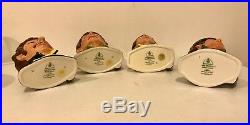 4 Royal Doulton Beatles Character Jugs D6724, D6725, D6726, & D6727 Excellent