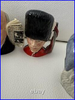 4 Royal Doulton Character Jug Modelled by Stanley James Taylor