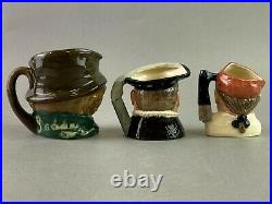 5 Royal Doulton Toby Mugs good condition Paddy, Henry VIII, etc $265 value