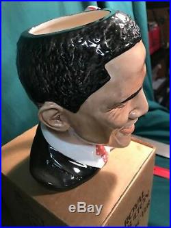 7 President Barack Obama Royal Doulton Character Jug with Box and Literature