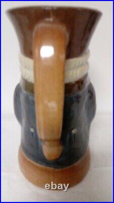 8 1/2in Royal Doulton Stoneware 1925 Toby Jug Pitcher England #8572 Harry Simeon