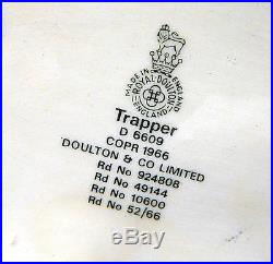 8pc Vintage Royal Doulton Character Toby Jug Mug Lot Falconer Trapper Fireman