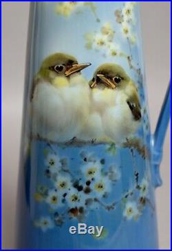 A Wonderful Royal Doulton Titanian Jug By Harry Allen,'young Warblers'