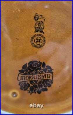 ANTIQUE ROYAL DOULTON PITCHER JUG Morrisian Ware Art Nouveau