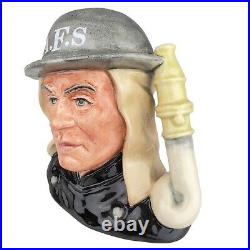 AUXILIARY FIREMAN Royal Doulton D6887 Character Jug LIMITED EDITION British Fire