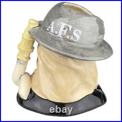 AUXILIARY FIREMAN Royal Doulton D6887 Character Jug LIMITED EDITION British Fire