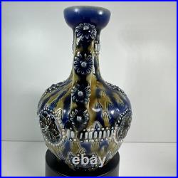 Antique 1883 Doulton Lambeth Stoneware Art Nouveau ewer jug