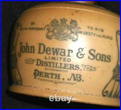 Antique 1894 Royal Doulton Dewars Scotch Whisky Jug To His Majesty The King