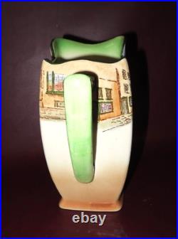 Antique 8 Tall Royal Doulton Dickens Ware Mr. Pickwick Art Pottery Pitcher