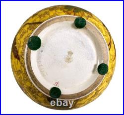 Antique Royal Doulton Burslem Jug Flowers, Butterflies, Persian Spray