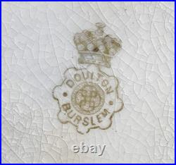 Antique Royal Doulton Burslem Jug Flowers, Butterflies, Persian Spray