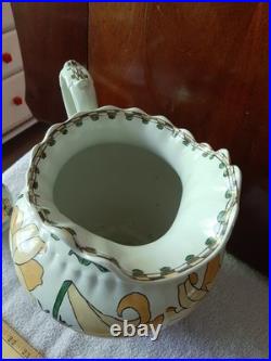 Antique Royal Doulton Co. 10 Pitcher jug England lily pattern no chips 1900's