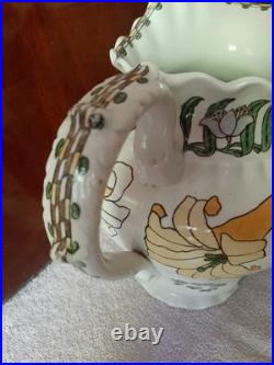 Antique Royal Doulton Co. 10 Pitcher jug England lily pattern no chips 1900's