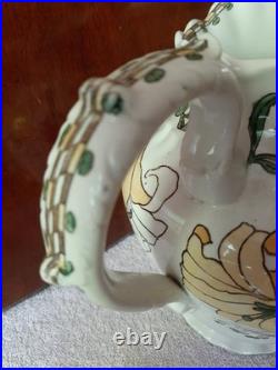 Antique Royal Doulton Co. 10 Pitcher jug England lily pattern no chips 1900's